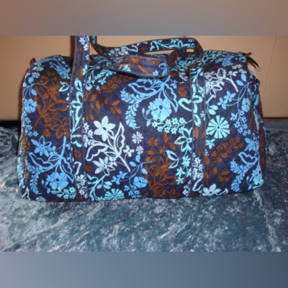 VERA BRADLEY Large Duffel Bag~Java Floral~22"x11